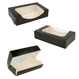 thumbnail of Imballaggi360 - 50 Pz Scatola Con Finestra in cartone nero