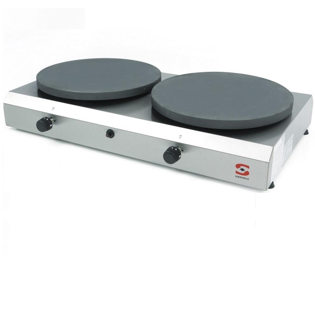 Crepera doble profesional a gas CG-240 de Sammic