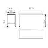 thumbnail of Tournus Equipement Table standard de sortie MAL raccordable Tournus - 507525
