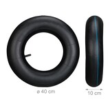 thumbnail of Relaxdays Schlauch 4.00-8, 4er Set, Ersatzschlauch, Schubkarre & Bollerwagen, Innenschlauch, Autoventil, Gummi, schwarz