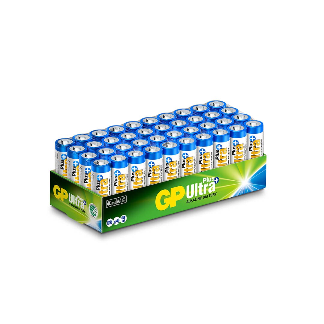Gp Batteries Pack 40 piles AA/LR6 Ultra +