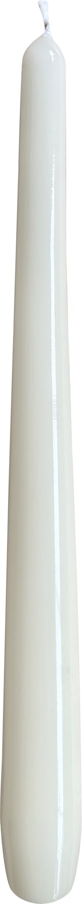 thumbnail of Gelackte Spitzkerzen Elfenbein 240 x Ø 23 mm, 12 Stück