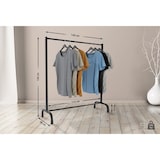 thumbnail of Portant à vêtement Lara dans le style industriel Noir /120x38x120 cm