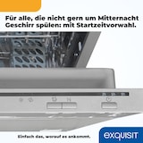 thumbnail of Exquisit Geschirrspüler EGSP1009-E-030E silber | Spülmaschine 45 cm | ECO-Modus | Maßgedecke: 9 | Vollintegriert