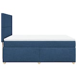 thumbnail of vidaXL Boxspringbett mit Matratze Blau 140x200 cm Stoff