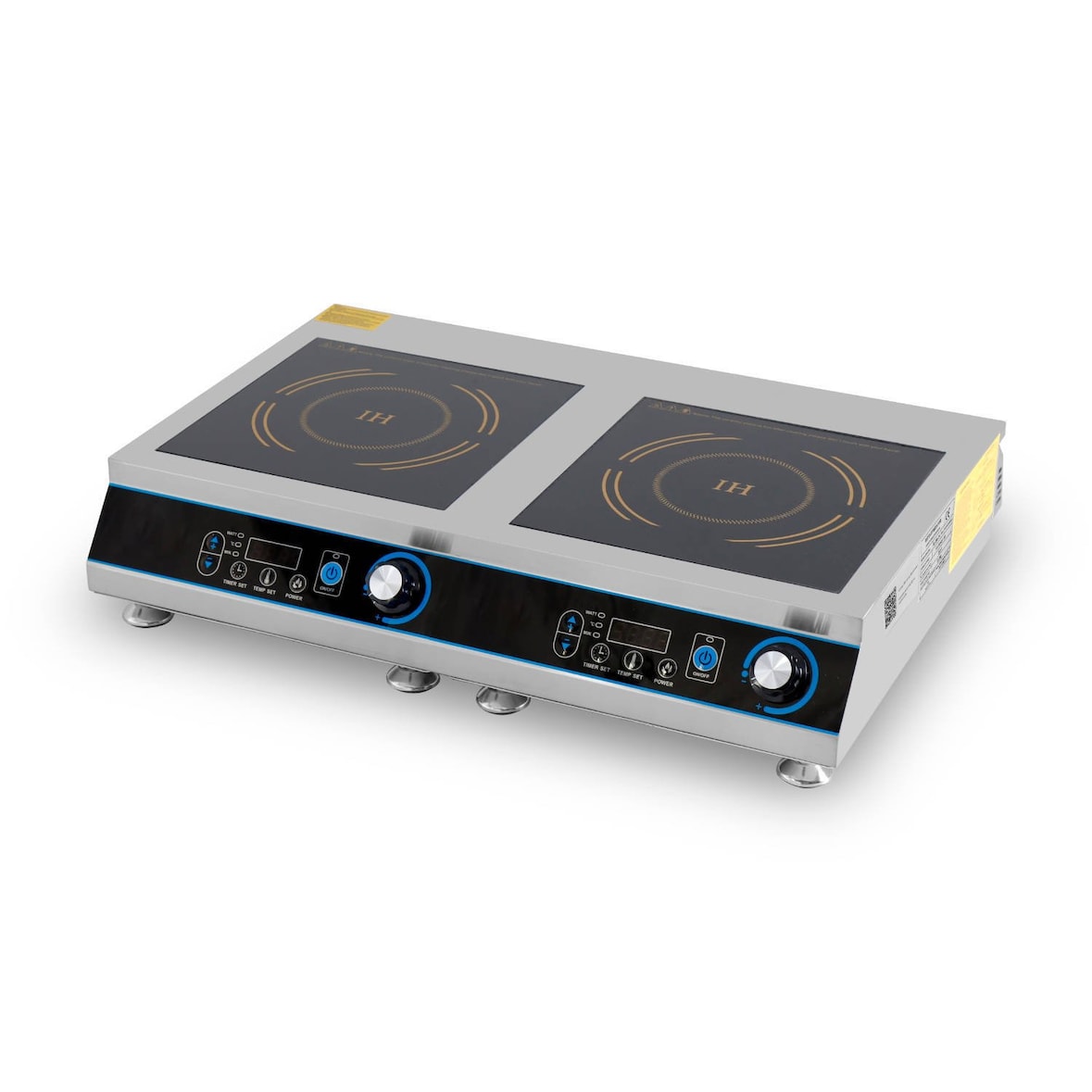 Piastra ad induzione doppia 68x45x14,5h cm 7 kW