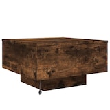 thumbnail of Table basse avec lumières LED chêne fumé 55x55x31 cm Modèle Atlas Infinite Industriel