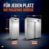 thumbnail of GastroHero Tiefkühlschrank GNH1410BTM | 1350 Liter | GN 2/1 Monoblock Gastronomie Tiefkühlschrank | freistehender Gefrierschrank | Edelstahl