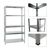 thumbnail of PROREGAL 3x Schwerlastregal Steel Eagle | HxBxT 180x100x40 cm | Fachlast 130kg | Verzinkt | Stecksystem Lagerregal Regalsystem 3 Stk.