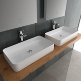 thumbnail of Alpenberger Design Keramik Waschbecken | Aufsatzwaschbecken mit Nanobeschichtung | Modernes Handwaschbecken für Badezimmer & Gäste-WC