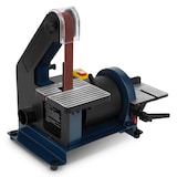thumbnail of EBERTH Bandschleifmaschine 300W – elektrisch, mit Tellerschleifer, verstellbar, inkl. Schleifpad & Schleifband