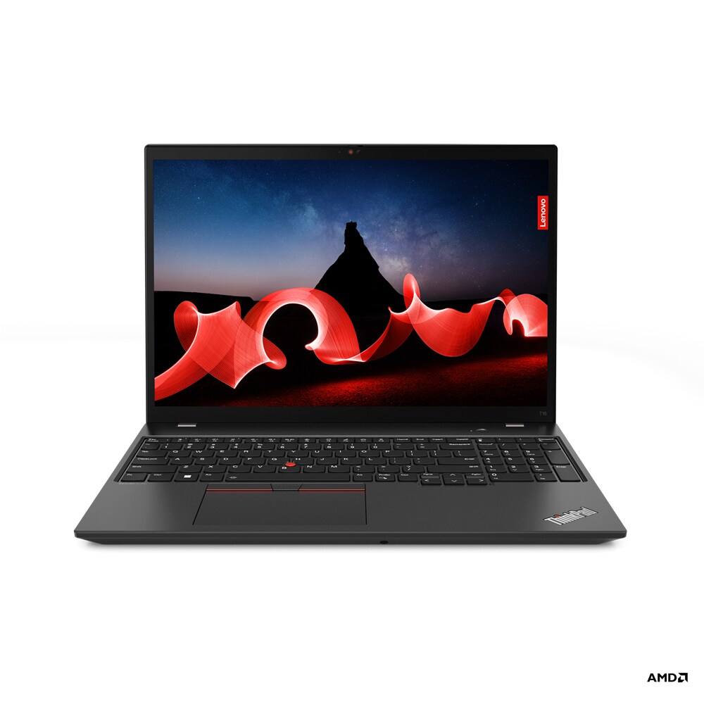 Lenovo ThinkPad T16 Laptop 40,6 cm (16") WUXGA AMD Ryzen™ 7 PRO 7840U 32 GB LPDDR5x-SDRAM 1 TB SSD Wi-Fi 6E (802.11ax) Windows 11 Pro Schwarz