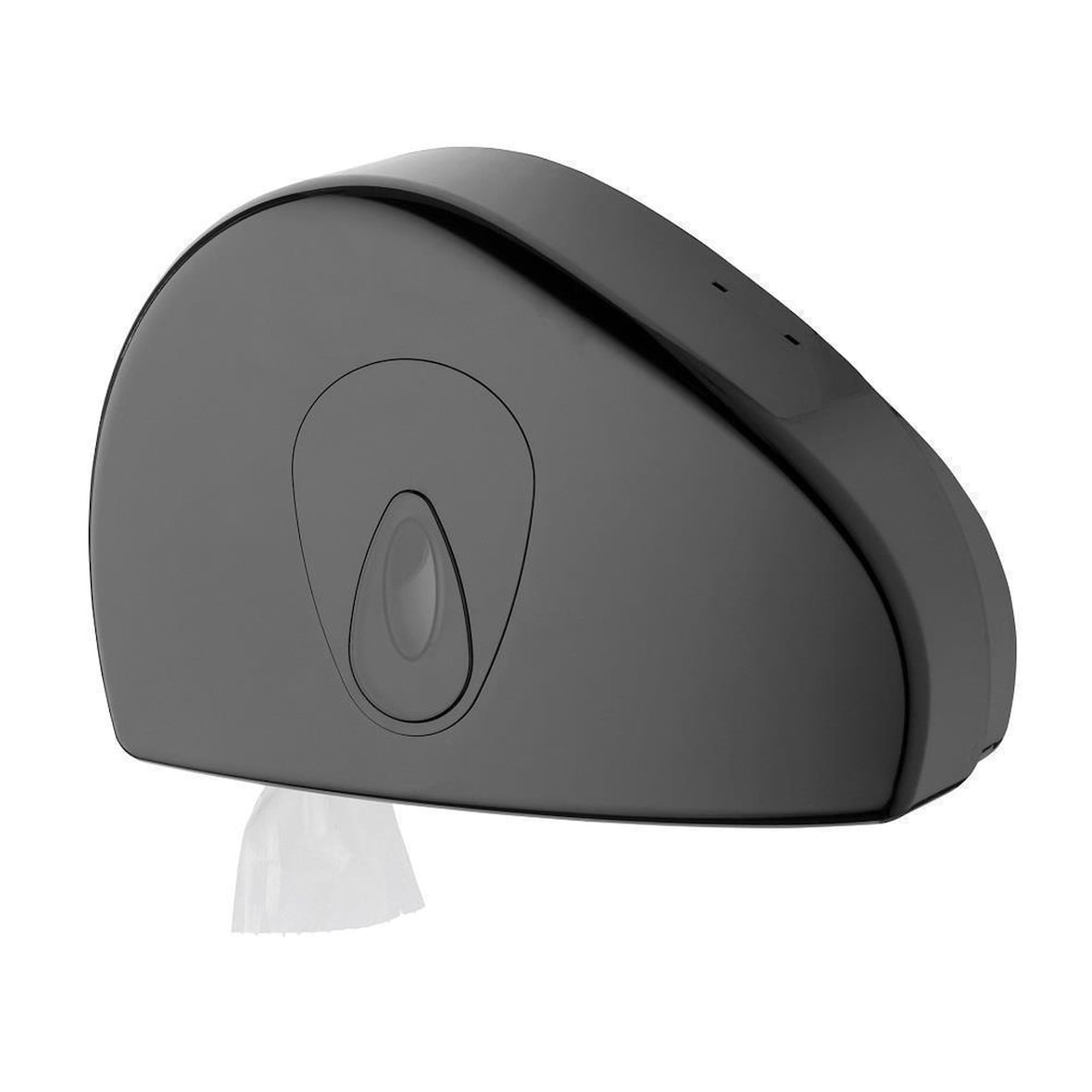 PlastiQline Großrollenspender MINI + Restrolle - Kunststoff - schwarz - gelb