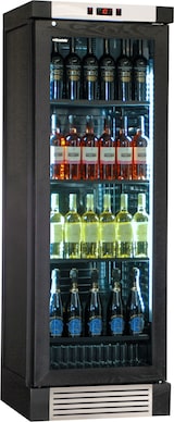 thumbnail of KLIMAITALIA Weinkühlschrank aus massiver schwarzer Asche. 126 Flaschen. LED. T° +16°/+10°/+5° Lüfter aus, +4°/+18° eingeschaltetem Ventilator. CLW420L