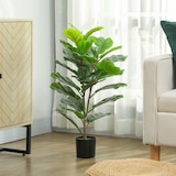 thumbnail of HOMCOM Pianta Finta di Ficus Lyrata Alta 80 cm per Interni con Vaso