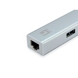 thumbnail of LevelOne USB-0503 Gigabit USB Netzwerkadapter mit USB Hub