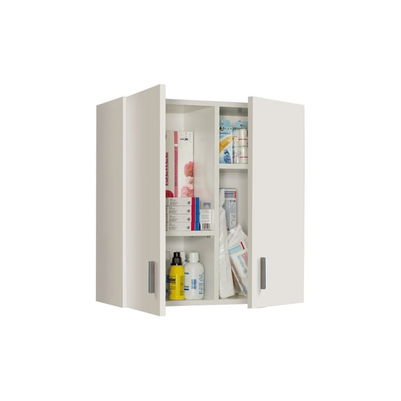 Armário suspenso multiusos branco 60 x 59 x 27 cm