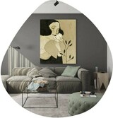 thumbnail of Dmora Spiegel Dodentha, Spiegel mit Rahmen, Wanddekorationsartikel, Spiegeldekoration, 60x2h60 cm, Schwarz