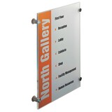 thumbnail of Durable Türschild Crystal Sign 297x420 a. Acrylglas m 2 Beschr.folien