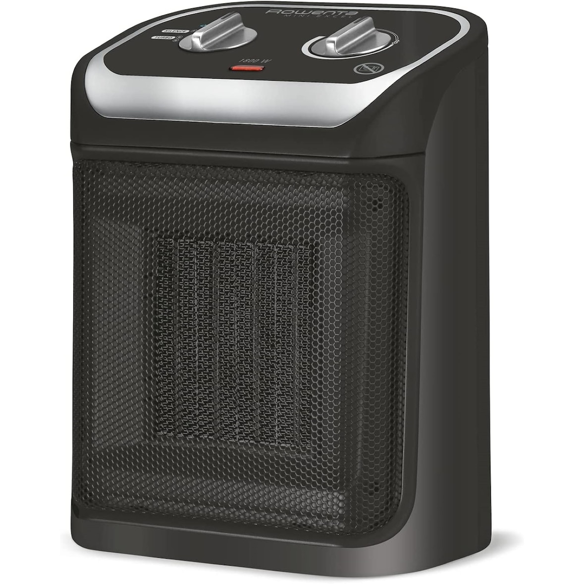 Rowenta SO9261 Mini Excel Keramik Heizlüfter, 1800 Watt, Silence-Modus Schwarz