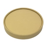 thumbnail of MONOUSO - Kraft Kartonnen Deksel voor Kartonnen Pot Ø11,7cm (25 Stuks)