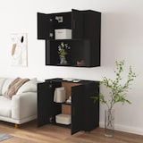 thumbnail of vidaXL Highboard Schwarz Holzwerkstoff