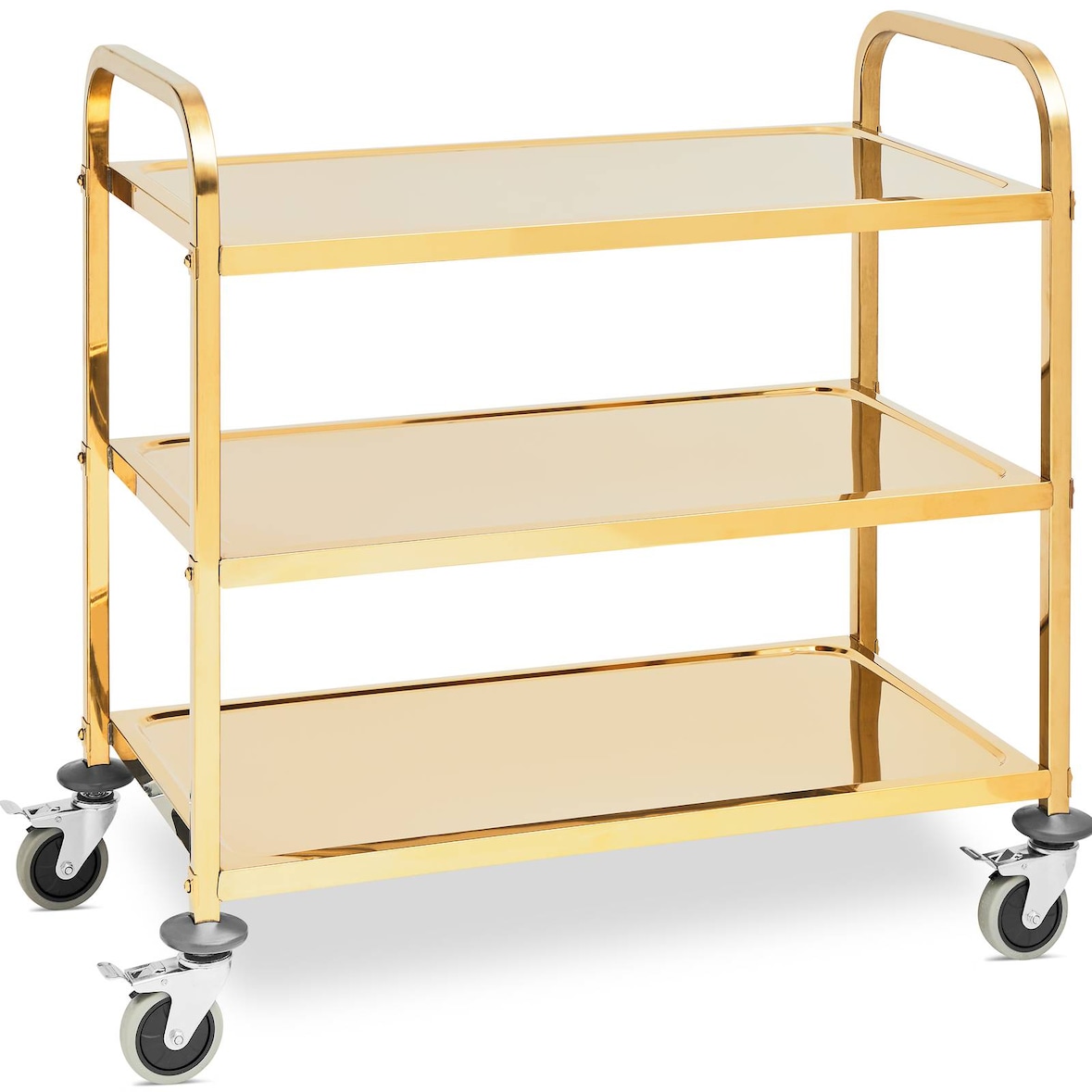 Royal Catering - Serveerwagen - 3 planken -  - tot 300 kg - planken: 89,5 x 49,5 cm