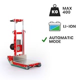 thumbnail of Carretilla sube escaleras eléctrica Domino para transporte de bombas de calor estufas y cajas fuertes batería de litio 400 kg