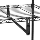 thumbnail of Royal Catering - Metalen kledingrek - 120 x 45 x 179,5 cm - 270 kg - zwart