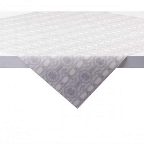 Sovie HORECA Tischdecke Stefanie in beige-grau aus Linclass® Airlaid 80 x 80 cm, 20 Stück - Ornamente Struktur