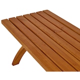 thumbnail of METRO PROFESSIONAL Bierzeltgarnitur Rainbach 3-tlg., Kiefernholz, 2 Bierbänke 180 x 62 cm, 1 Biertisch 180 x 80 cm, braun