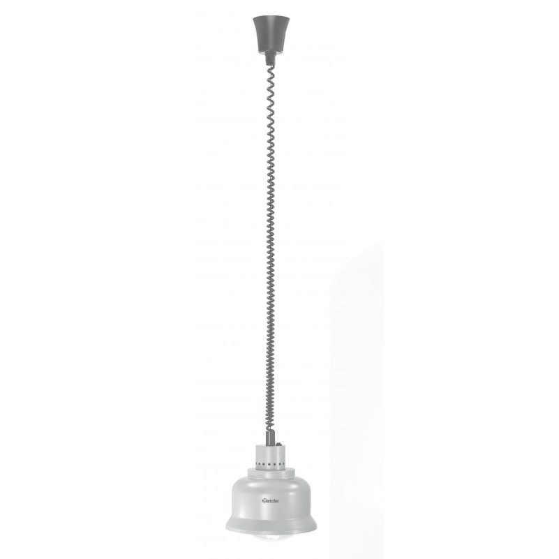 Warmhoudlamp | Zilver/Mat | 1 Infraroodlamp Incandescent | 230x230x250(h)mm