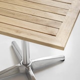 thumbnail of MobeventPro Mesa de terraza plegable L.70 x A.70 x A.70 cm y 4 sillas L.61 x A.48 x A.75 cm - aluminio y madera - Madera