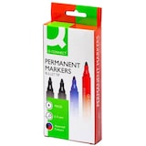 thumbnail of Permanentmarker, ca. 2 mm, 4-er Etui: blau, rot, 2 x schwarz