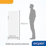 thumbnail of Exquisit Getränkekühler GKS31-V-H-280E weiss | 296 l Nutzinhalt | Weiß