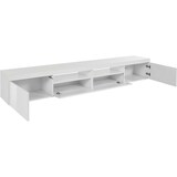 thumbnail of Dmora Mobile porta TV Dconsigl, Credenza bassa da soggiorno a 3 ante, Base porta TV, 240x40h35 cm, Bianco lucido