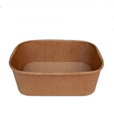 thumbnail of 300 Salatschalen to go aus Pappe rechteck  1000ml mit rPET Deckel