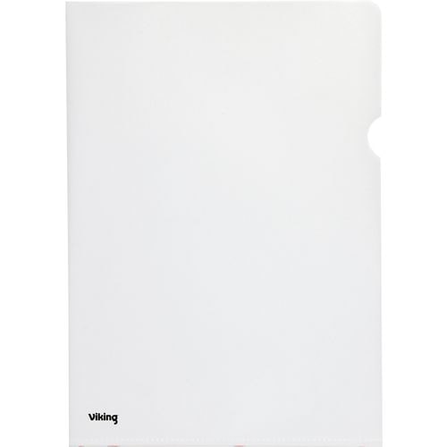 Viking Deluxe Stark Klarsichthülle DIN A4 Genarbt Transparent PP (Polypropylen) 145 Mikron 25 Stück