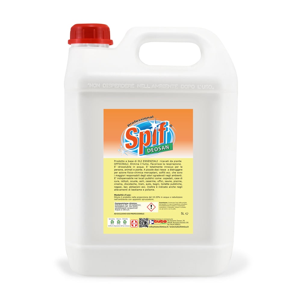 Spif Deosan Deodorante 5 LT - Prodotto Professionale