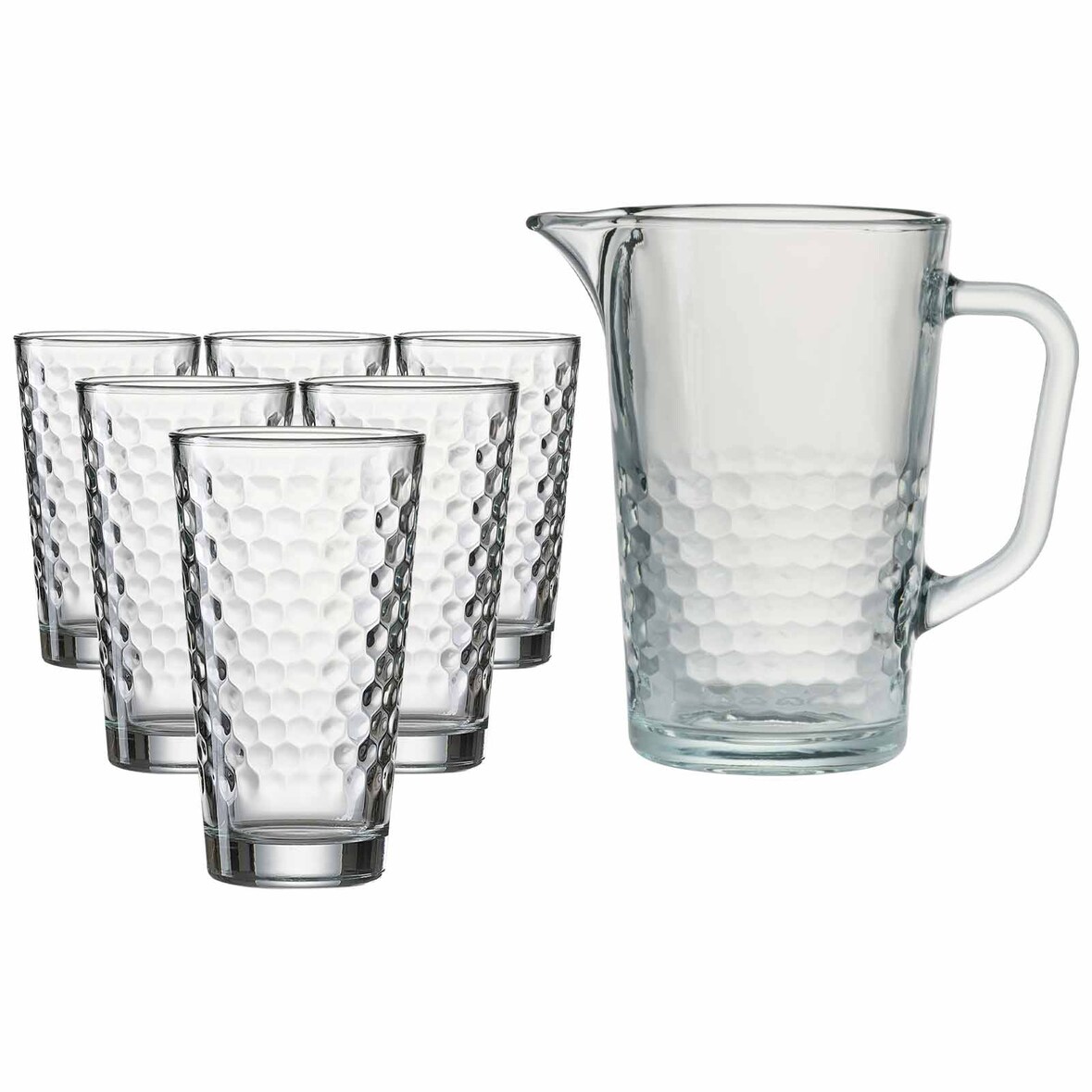 Ritzenhoff & Breker Favo Krug- und Longdrinkglasset 7-teilig transparent