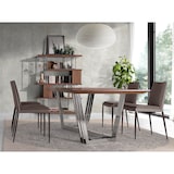 thumbnail of Angel Cerdá  Libreria in legno di noce e acciaio cromato 3220C