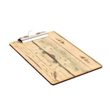 thumbnail of Olympia Speisekarte Klemmbrett Holzoptik A4