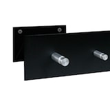 thumbnail of Garderobenleiste 50x9cm, schwarz (gerade Anordnung), Marke: Szagato, Made in Germany (Hakenleiste Garderobenhaken Garderobe, Wandgarderobe)