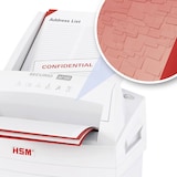 thumbnail of Destructora de documentos HSM SECURIO AF100 con sistema «autofeed», nivel de seguridad 4 , corte en partículas, 6 hojas