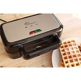 thumbnail of Little Balance 8368 Speedn Mixt 1200, Waffeleisen + Grill 2 In 1, 1 Waffelplatte, 1 Grillplatte, austauschbar, 1200 W, Edelstahl -.