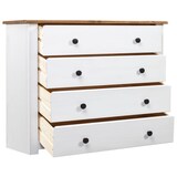 thumbnail of vidaXL Beistellschrank Weiß 80×40×73 cm Panama-Kiefer