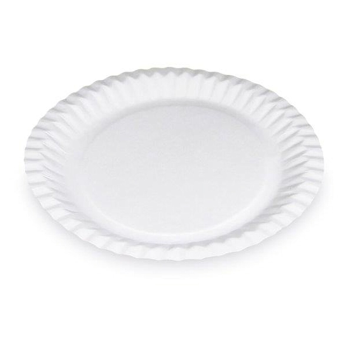 750x Pappteller KU 23 rund 23 cm aus Recyclingmaterial
