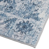 thumbnail of tectake Tapete vintage AMARA, pelo curto - 120 x 170 cm azul