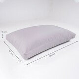 thumbnail of Pack 2 almofadas Assento em palete, Desdobrável, Poliéster 180 gr, Cor Pedra, 120x80x1