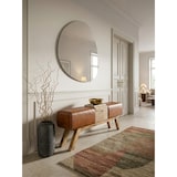 thumbnail of Retro Sitzbank, Echtes Leder, Holzbeine, 120 cm - Stilvoll & Komfortabel mit Stauraum. 120x29x53 cm | Kadima Design